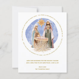 Orçamento Retirado Num Cartão De Natal De Nativida