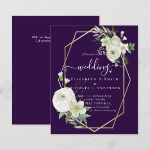 Orçamento Rosa Branca Vegetação Dourada Casamento