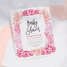 Orçamento Rosa Coral e Água-viva Chá de Bebê Náuti
