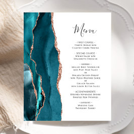 Orçamento Rosa Dourado Ágata Casamento Menu