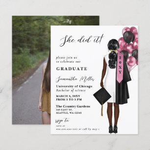 Orçamento Rosa Foto Ela Fez Graduação