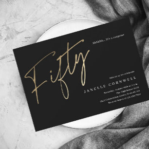 Orçamento Roteiro Convite de Aniversário de 50 ano