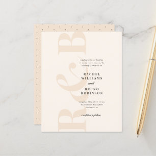 Orcamento Rubor & Creme Minimalista Inicial Casame