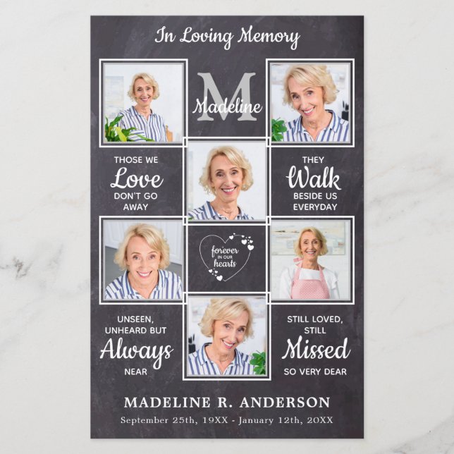 Orçamento Russo 5 Fotos Programa Funeral Memorial (Frente)