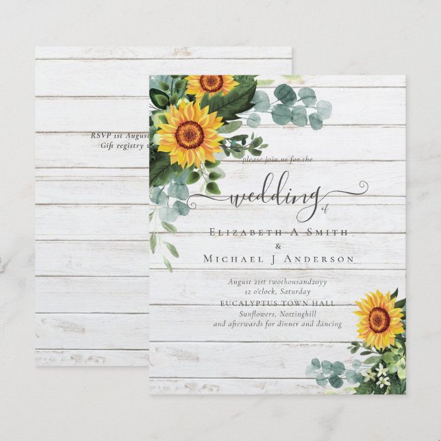 Orçamento Russo Girassóis Eucalyptus Deixa Casamen (Frente/Verso)