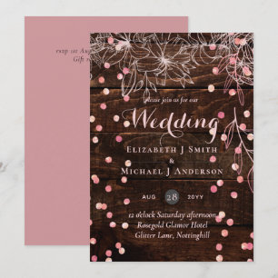 Orçamento Rustic ROSEGOLD Casamento