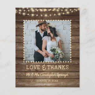 Orçamento Rustic Wood String Luzes Casamento Obrig