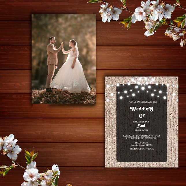 orçamento rústico semeando elegante (Criador carregado)