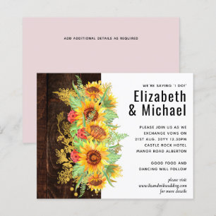 Orçamento Rústico Verão Girassóis Casamento Floral