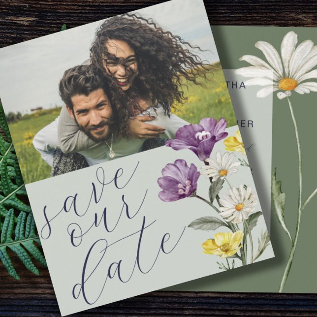 Orçamento Salvar Nossa Data Foto Casamento Flor Si (Criador carregado)