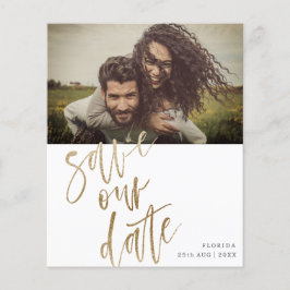 Orçamento Salve Nossa Data Faux Dourada Calliograf