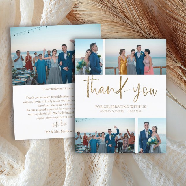 Orçamento Simples 4 Foto Obrigado Casamento (Criador carregado)