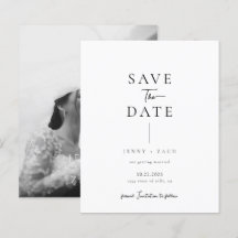 ORÇAMENTO Simples Cartão de Save the Date de Casam