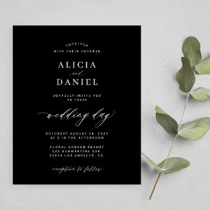 Orçamento simples casamento script minimalista pre