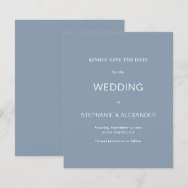 Orçamento Simples Dusty Casamento Azul Salvar A Da