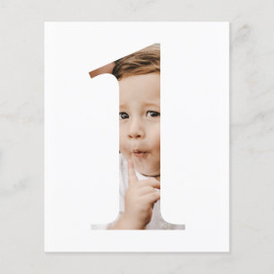 Orçamento Simples Foto Minimalista Número Um Ani