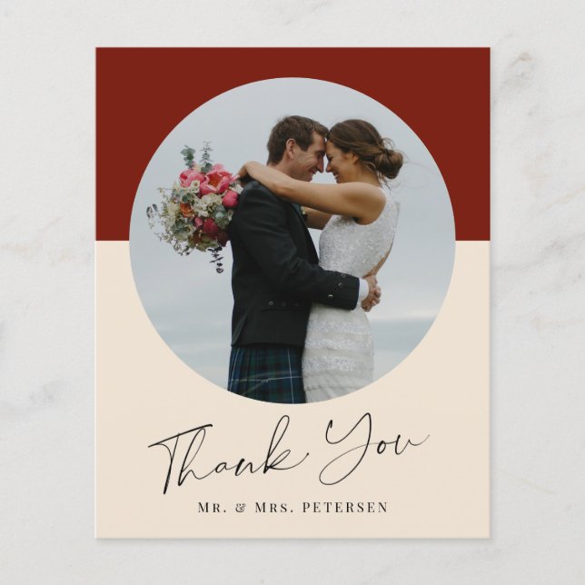 Orçamento simples roteiro foto casamento cartão de (Frente)
