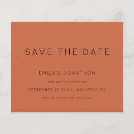 Orçamento Simples Tipografia Terracotta Salvar Dat