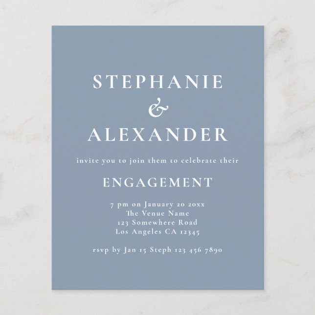 Orçamento Simplesmente Texto Dusty Festa de noivad (Frente)