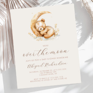 Orçamento sobre o Chá de fraldas do Urso da Lua Bo