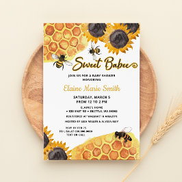 Orçamento Sunflower Sweet Babee Honey Bee Chá de f