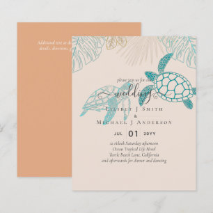 ORÇAMENTO Tartarugas Marinhas Casamento Linha Art
