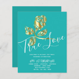 ORÇAMENTO Tendência Convite de Casamento Rosa Dour