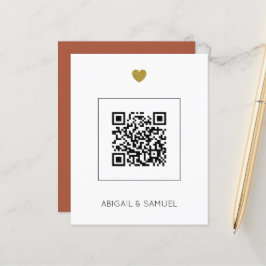Orçamento Terracotta Código QR Tudo em Um Casament