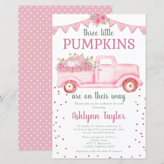 Orçamento Tripla Rosa Pequena Pumpkin Por Chá De C (Frente/Verso)