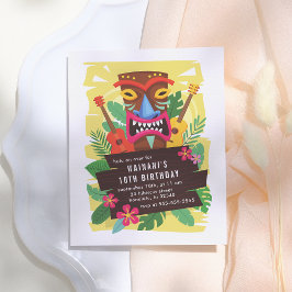 Orçamento Tropical Havaí Ukulele Tiki Luau Birthda