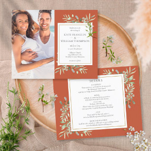 Orçamento Tudo em Um Casamento de Foto Terracota