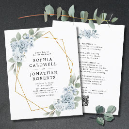 Orçamento Tudo em Um Convite de Casamento Floral A