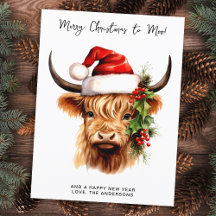 Orçamento Vaca Highland Feliz Natal para Férias MO