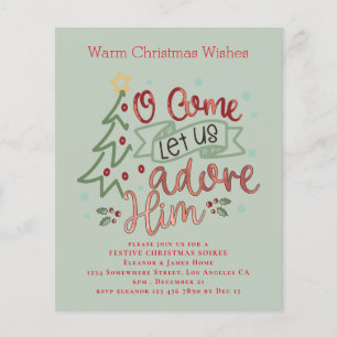 Orçamento Vamos adorar o Festa de Natal Convidar