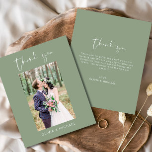 Orçamento Verde Sábio Casamento Obrigado Foto 