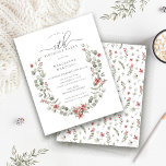 Orçamento Vermelhos Vermelhos Vermelhos 50º Aniver<br><div class="desc">Cor verde-aquosa moderna A estrutura botânica do boho é acentuada por pequenas flores de poinsettia.</div>