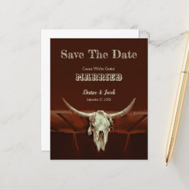 Orçamento Western Bull Skull Casamento Exceto A Da