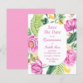 Orçamentos Florais Quinceañera Save The Dates