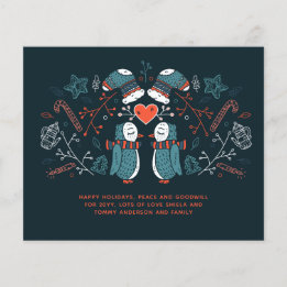 Orcas de Natal do Orçamento Arte Foliar Escandinav