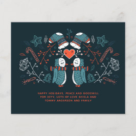 Orcas de Natal do Orçamento Arte Foliar Escandinav