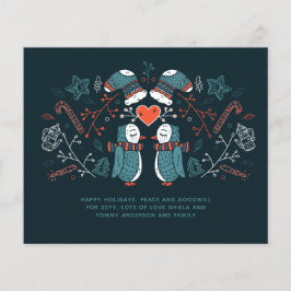 Orcas de Natal do Orçamento Arte Foliar Escandinav