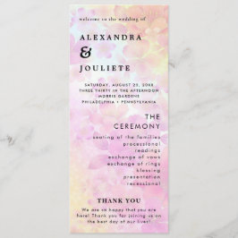 Ordem de Acontecimentos do Programa de Casamento M