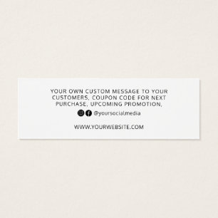 Ordem de Script Elegante Moderna Obrigado Encomend