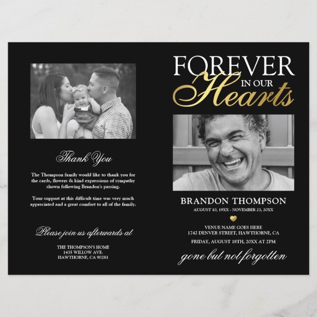 Ordem de Serviço de Programa de Foto Memorial de F (Frente)