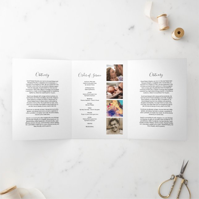 Ordem de Serviço Funeral de 3 Páginas | Programa M (Dentro)