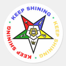 Ordem do adesivo "East Star Round"