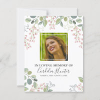 Ordem Funeral de Serviço | Flor Rosa Elegante