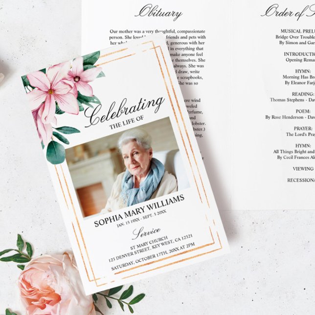 Ordem Funeral de Serviço Memorial Magnolia (Criador carregado)