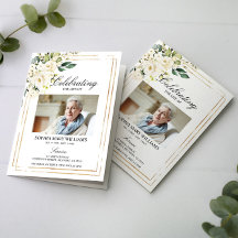 Ordem Funeral de Serviço | Programa Floral Memoria