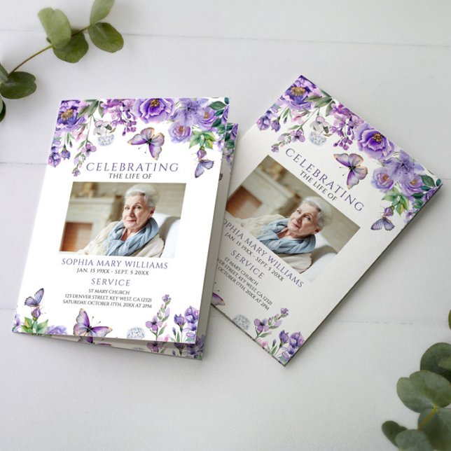 Ordem Funeral de Serviço | Programa Floral Memoria (Criador carregado)